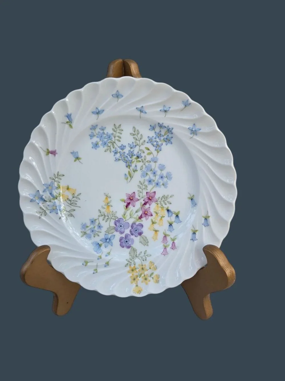 Haviland Prairie 5-Piece Place Setting Floral Swirl Porcelain Dinnerware Limoges